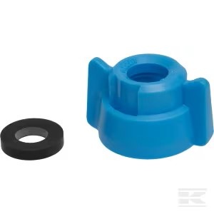 Capac duză baionetă diametru 12,6 albastru cu garnitură 25 buc. Arag